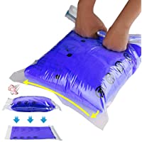 Los mejores  - Eono Essentials - 12 Bolsas enrollables para Almacenamiento comprimido (6 tamaños para Llevar y 6 tamaños para Maletas)
